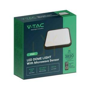 Plafon V-TAC 36W LED Kwadrat 42x42cm Natynkowy Pilot Czujnik Ruchu IP44 Czarny VT-8630S 4000K 3820lm 4 Plafon V-TAC 36W LED Kwadrat 42x42cm Natynkowy Pilot Czujnik Ruchu IP44 Czarny VT-8630S 4000K 3820lm small 4