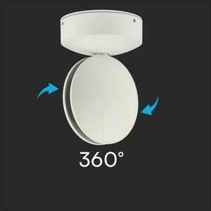 Oprawa 360st V-TAC 7W LED Iluminacja Elewacji / Wnęk okiennych Biała IP65 VT-707 3000K 645lm small 12