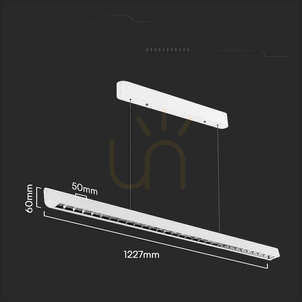 Pokaż Oprawa V-TAC LED Linear SAMSUNG CHIP LIFUD Driver 36W 60st CCT Zwieszana 120cm Biała VT-7-36 3000K-4000K-6400K 2880lm 5 Lat Gwarancji Oprawa V-TAC LED Linear SAMSUNG CHIP LIFUD Driver 36W 60st CCT Zwieszana 120cm Biała VT-7-36 3000K-4000K-6400K 2880lm 5 Lat Gwarancji