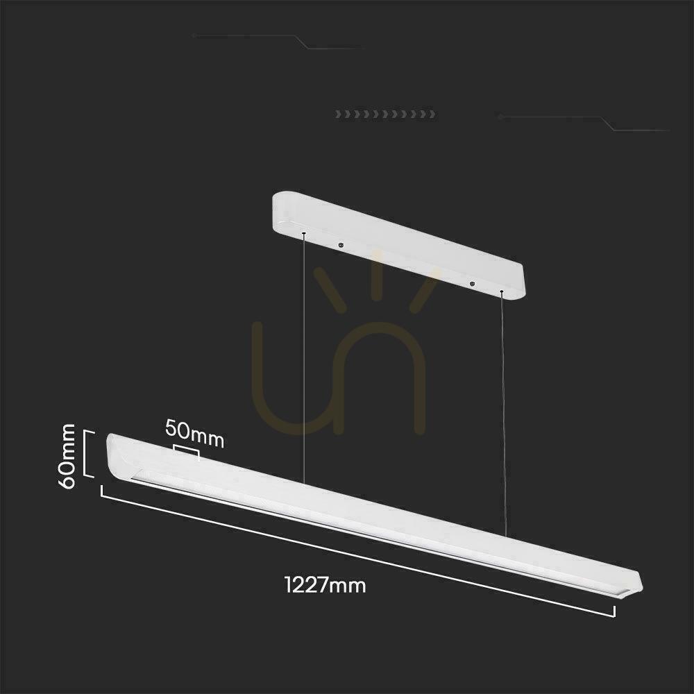 Pokaż Oprawa V-TAC LED Linear SAMSUNG CHIP LIFUD Driver 36W 100st CCT Zwieszana 120cm Biała VT-7-35 3000K-4000K-6400K 2880lm 5 Lat Gwarancji Oprawa V-TAC LED Linear SAMSUNG CHIP LIFUD Driver 36W 100st CCT Zwieszana 120cm Biała VT-7-35 3000K-4000K-6400K 2880lm 5 Lat Gwarancji