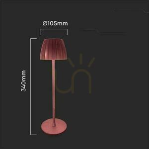 Lampka Biurkowa Nocna V-TAC 2,7W LED 34cm Ładowanie USB Ściemnianie Brąz VT-7967 3000K-6000K 110lm 4 Lampka Biurkowa Nocna V-TAC 2,7W LED 34cm Ładowanie USB Ściemnianie Brąz VT-7967 3000K-6000K 110lm small 4