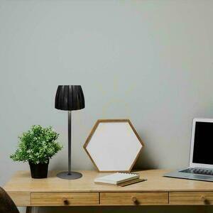 Lampka Biurkowa Nocna V-TAC 2,7W LED 34cm Ładowanie USB Ściemnianie Czarna VT-7967 3000K-6000K 110lm small 1