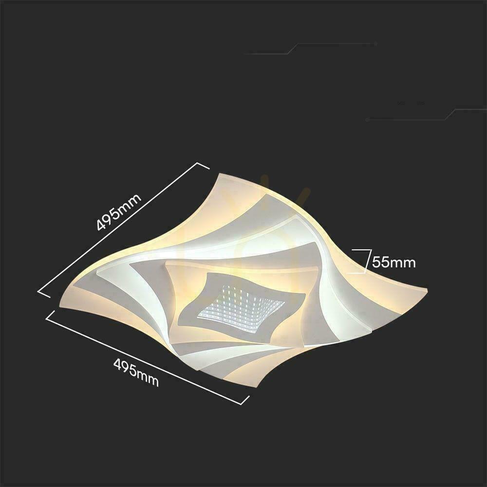 Zobacz Oprawa Sufitowa V-TAC 63W LED Ściemnialna Biała Pilot VT-7734 3000K-4000K-6000K 6500lm Oprawa Sufitowa V-TAC 63W LED Ściemnialna Biała Pilot VT-7734 3000K-4000K-6000K 6500lm