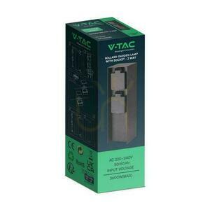 Gniazdowy słupek ogrodowy V-TAC VT-1196, 2×16 A, 23 cm, czarny small 4