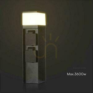 Słupek Ogrodowy LED G9 V-TAC 2 Gniazda 2x16A 23cm 3600W IP44 Grafit VT-1197 3 Lata Gwarancji small 1