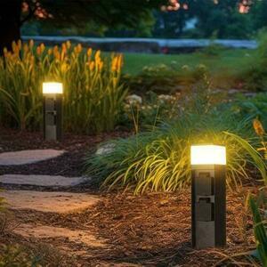 Słupek Ogrodowy LED G9 V-TAC 2 Gniazda 2x16A 23cm 3600W IP44 Grafit VT-1197 3 Lata Gwarancji small 5