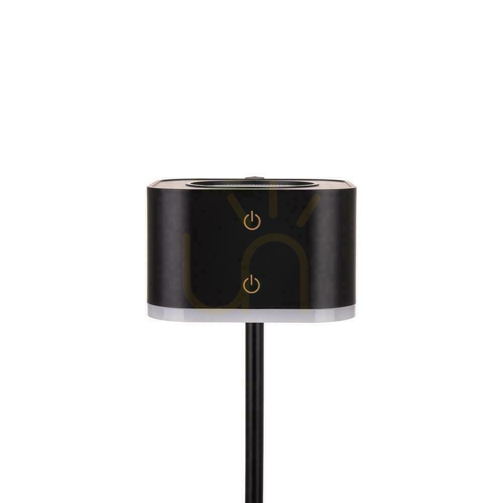 Obejrzyj Lampka Biurkowa V-TAC 4w1 35cm Kinkiet Klips Latarka 3W LED CCT Czarna VT-10115 3000K-6000K 300lm Lampka Biurkowa V-TAC 4w1 35cm Kinkiet Klips Latarka 3W LED CCT Czarna VT-10115 3000K-6000K 300lm