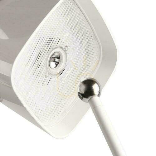 Sprawdź Lampka Biurkowa Nocna Solarna V-TAC 5W CCT LED 35cm Ładowanie USB-C Ściemnianie Biała VT-10116 3000K-6000K 400lm