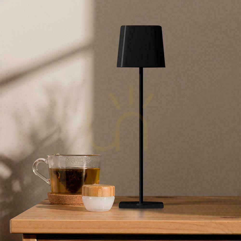 Zobacz Lampka Biurkowa Nocna Solarna V-TAC 5W CCT LED 35cm Ładowanie USB-C Ściemnianie Czarna VT-10116 3000K-6000K 400lm Lampka Biurkowa Nocna Solarna V-TAC 5W CCT LED 35cm Ładowanie USB-C Ściemnianie Czarna VT-10116 3000K-6000K 400lm