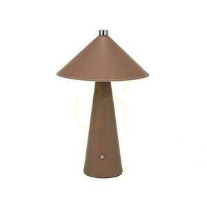 Lampka Biurkowa Nocna V-TAC 3W LED 33cm CCT Ładowanie USB-C Ściemnianie Brązowa Skóra VT-10117 3000K-6000K 240lm small 1