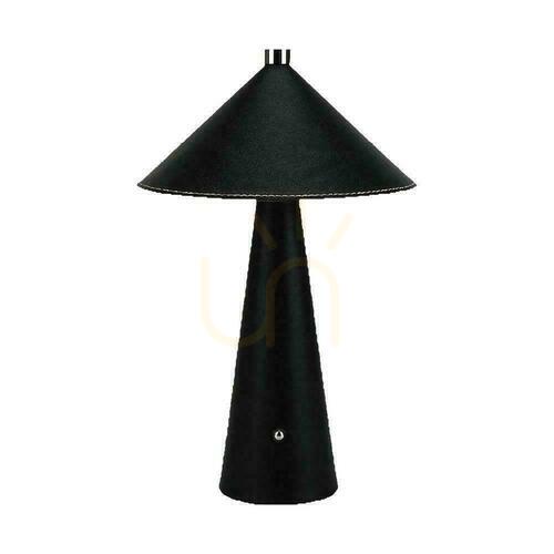Sprawdź Lampka Biurkowa Nocna V-TAC 3W LED 33cm CCT Ładowanie USB-C Ściemnianie Czarna Skóra VT-10117 3000K-6000K 240lm