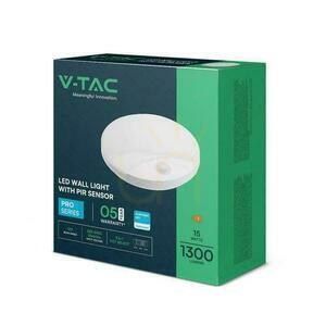 Plafon LED V-TAC SAMSUNG CHIP 15W Czujnik Ruchu CCT Okrągły Biały IP44 VT-81004 3000K-4000K-6000K 1300lm 5 Lat Gwarancji small 5