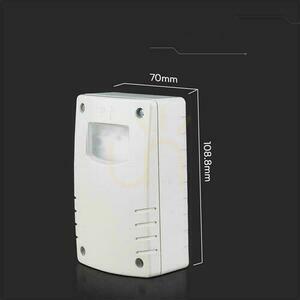 Czujnik Zmierzchu Światła z Timerem V-TAC 10A 2400W 3-500LUX IP65 VT-81007 5 Lat Gwarancji small 5