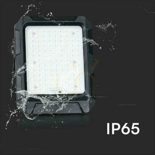Sprawdź Projektor LED Solarny V-TAC 10W Pilot, AUTO, Timer, IP65 Czarny VT-55W 4000K 1000lm