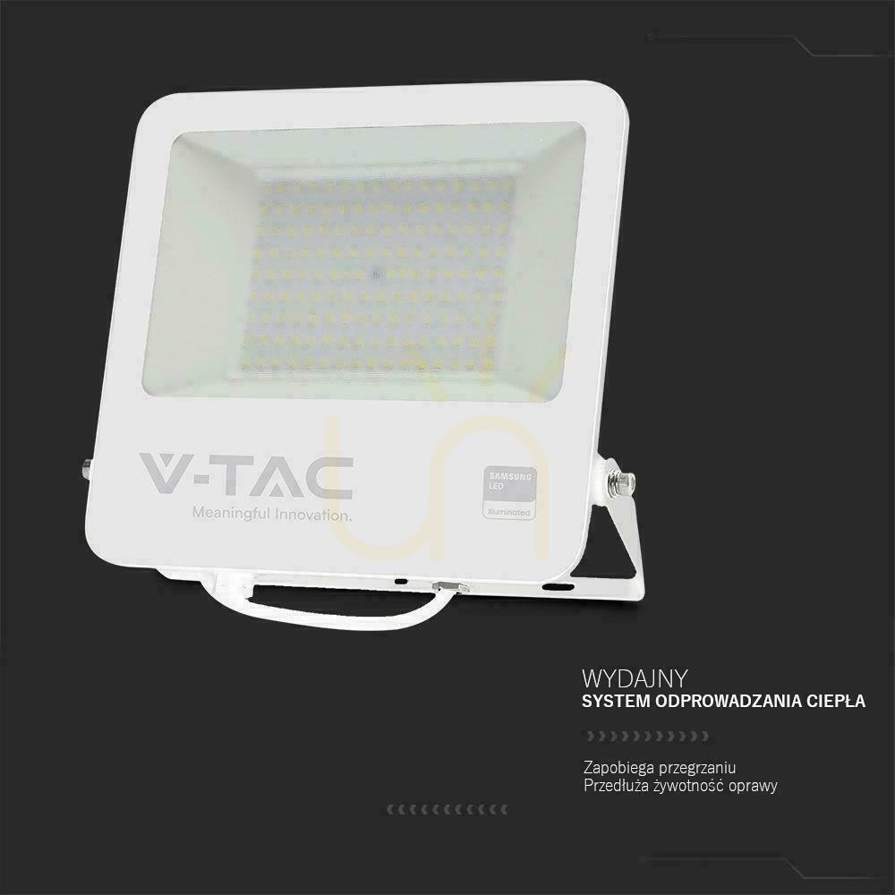Wyświetl Projektor LED V-TAC 100W 100Lm/W Przewód 1mb SAMSUNG CHIP Biały VT-44104 6500K 8700lm 5 Lat Gwarancji Projektor LED V-TAC 100W 100Lm/W Przewód 1mb SAMSUNG CHIP Biały VT-44104 6500K 8700lm 5 Lat Gwarancji