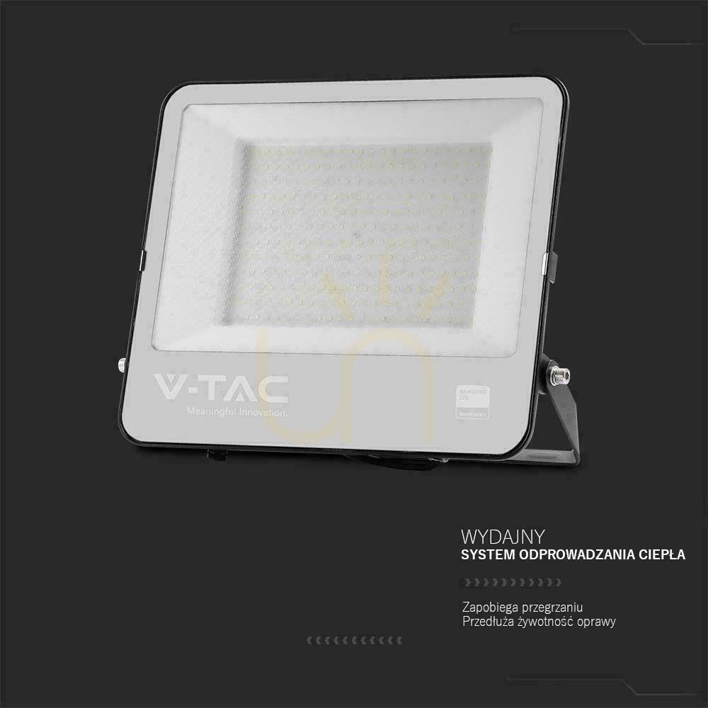 Sprawdź Projektor LED V-TAC 200W 100Lm/W Przewód 1mb SAMSUNG CHIP Czarny VT-44204 6500K 17540lm 5 Lat Gwarancji Projektor LED V-TAC 200W 100Lm/W Przewód 1mb SAMSUNG CHIP Czarny VT-44204 6500K 17540lm 5 Lat Gwarancji