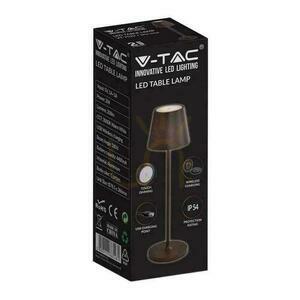 Lampka Biurkowa Nocna V-TAC 1,5W LED Ładowanie Ściemnianie IP54 Brąz, Corten VT-7997 3000K 150lm small 5