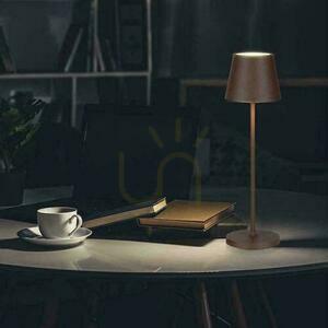 Lampka Biurkowa Nocna V-TAC 1,5W LED Ładowanie Ściemnianie IP54 Brąz, Corten VT-7997 3000K 150lm small 8