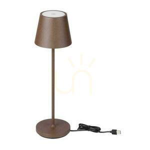 Lampka Biurkowa Nocna V-TAC 1,5W LED Ładowanie Ściemnianie IP54 Brąz, Corten VT-7997 3000K 150lm small 0