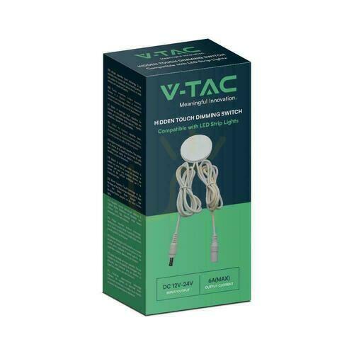 Sprawdź Włącznik Dotykowy Ukryty Podblatowy Meblowy V-TAC Biały VT-2412