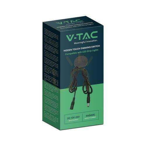 Sprawdź Włącznik Dotykowy Ukryty Podblatowy Meblowy V-TAC Czarny VT-2412