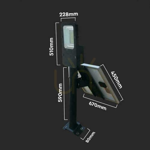 Sprawdź Oprawa Uliczna Solarna Hybrydowa V-TAC 50W LED VT-ST201 4000K 4000lm