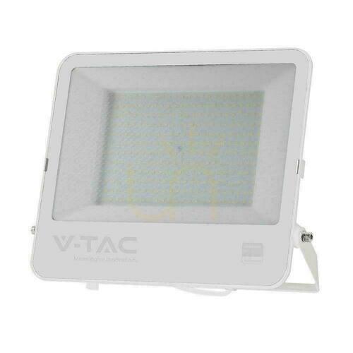 Sprawdź Projektor LED V-TAC 200W 100Lm/W Przewód 1mb SAMSUNG CHIP Biały VT-44204 6500K 17540lm 5 Lat Gwarancji