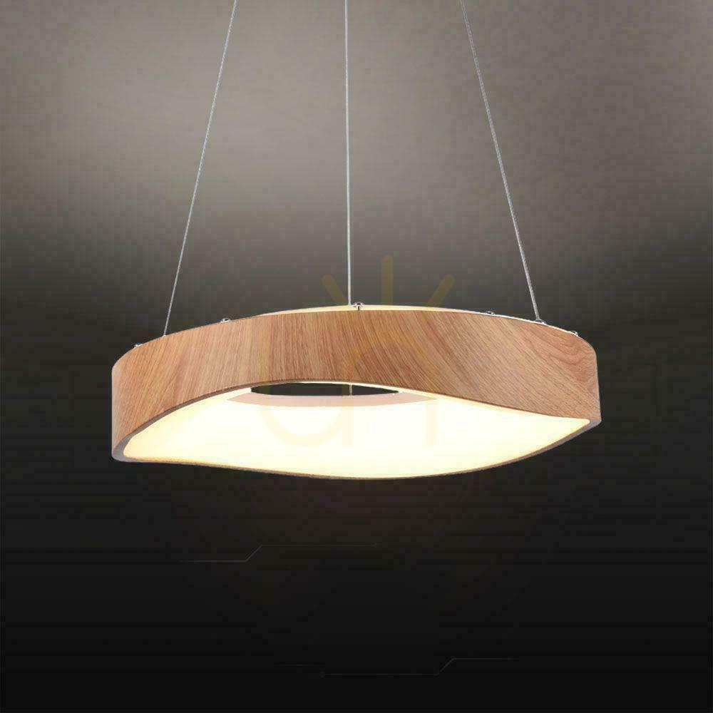 Pokaż Oprawa Zwieszana V-TAC LED 18W DREWNO fi. 40cm VT-7973 3000K 2100lm Oprawa Zwieszana V-TAC LED 18W DREWNO fi. 40cm VT-7973 3000K 2100lm