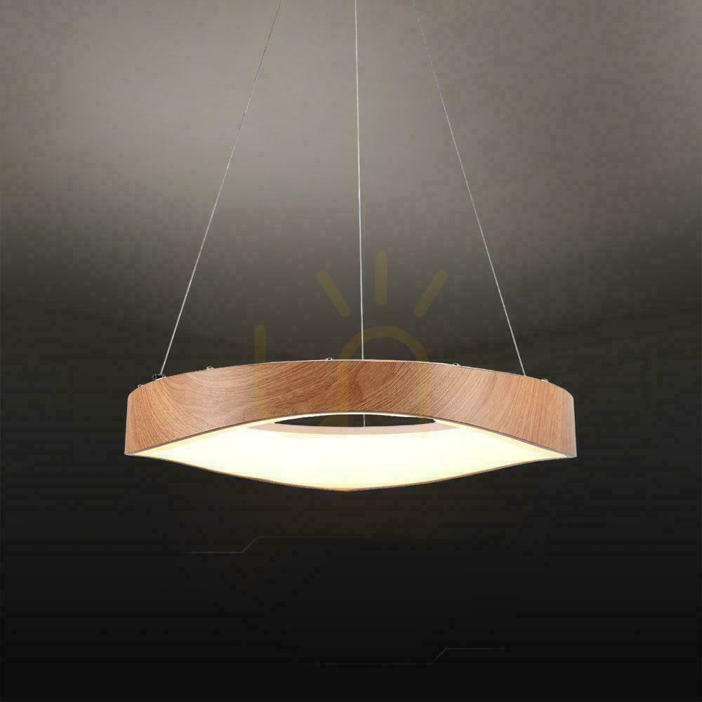 Pokaż Oprawa Zwieszana V-TAC LED 25W DREWNO fi. 50cm VT-7974 3000K 2800lm Oprawa Zwieszana V-TAC LED 25W DREWNO fi. 50cm VT-7974 3000K 2800lm