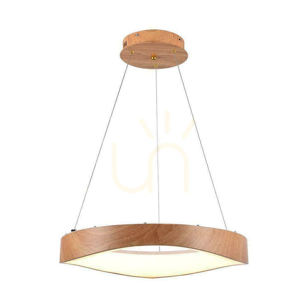 Sprawdź Oprawa Zwieszana V-TAC LED 25W DREWNO fi. 50cm VT-7974 3000K 2800lm Oprawa Zwieszana V-TAC LED 25W DREWNO fi. 50cm VT-7974 3000K 2800lm