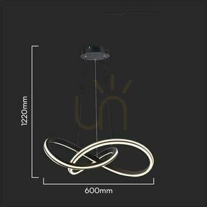 Oprawa Zwieszana V-TAC LED 40W Czarna 60x122cm VT-7983 2700-6500K 4800lm 1 Oprawa Zwieszana V-TAC LED 40W Czarna 60x122cm VT-7983 2700-6500K 4800lm small 1