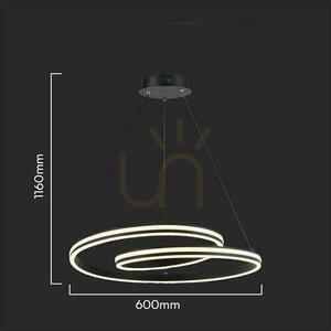 Oprawa Zwieszana V-TAC LED 40W Czarna 60x116cm VT-7984 2700-6500K 4800lm 1 Oprawa Zwieszana V-TAC LED 40W Czarna 60x116cm VT-7984 2700-6500K 4800lm small 1