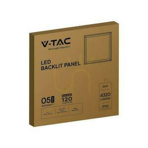 Panel LED V-TAC 36W 600x600 LED Backlight Hermetyczny IP65 120Lm/W VT-6235 4000K 4320lm 5 Lat Gwarancji 2 Panel LED V-TAC 36W 600x600 LED Backlight Hermetyczny IP65 120Lm/W VT-6235 4000K 4320lm 5 Lat Gwarancji small 2
