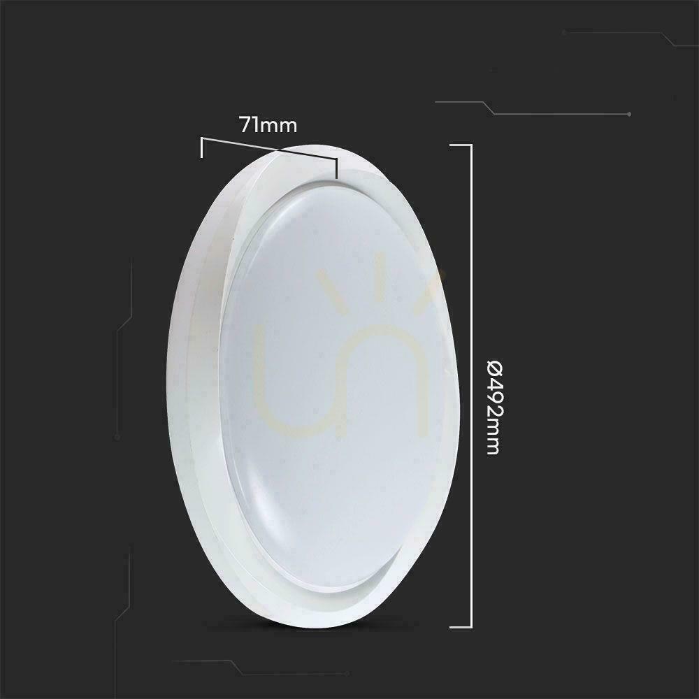 Sprawdź Plafon V-TAC 60W CYCLONE fi.49cm CCT Pilot TIMER VT-8559 3000K-6500K 6000lm Plafon V-TAC 60W CYCLONE fi.49cm CCT Pilot TIMER VT-8559 3000K-6500K 6000lm