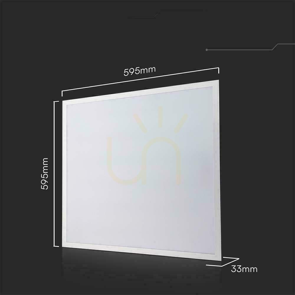 Wyświetl Panel LED V-TAC 36W 600x600 LED SAMSUNG CHIP Backlight 33mm 120Lm/W VT-61036 6500K 4320lm 5 Lat Gwarancji Panel LED V-TAC 36W 600x600 LED SAMSUNG CHIP Backlight 33mm 120Lm/W VT-61036 6500K 4320lm 5 Lat Gwarancji