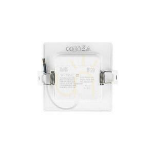 Panel Wpuszczany V-TAC 3W LED SAMSUNG CHIP Kwadrat 90x90mm VT-61003SQ-S 3000K 330lm small 2