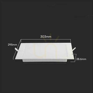 Panel Wpuszczany V-TAC 18W LED SAMSUNG CHIP Kwadrat 295x295mm VT-61024SQ-S 3000K 2500lm small 3