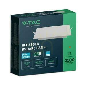 Panel Wpuszczany V-TAC 18W LED SAMSUNG CHIP Kwadrat 295x295mm VT-61024SQ-S 3000K 2500lm small 4