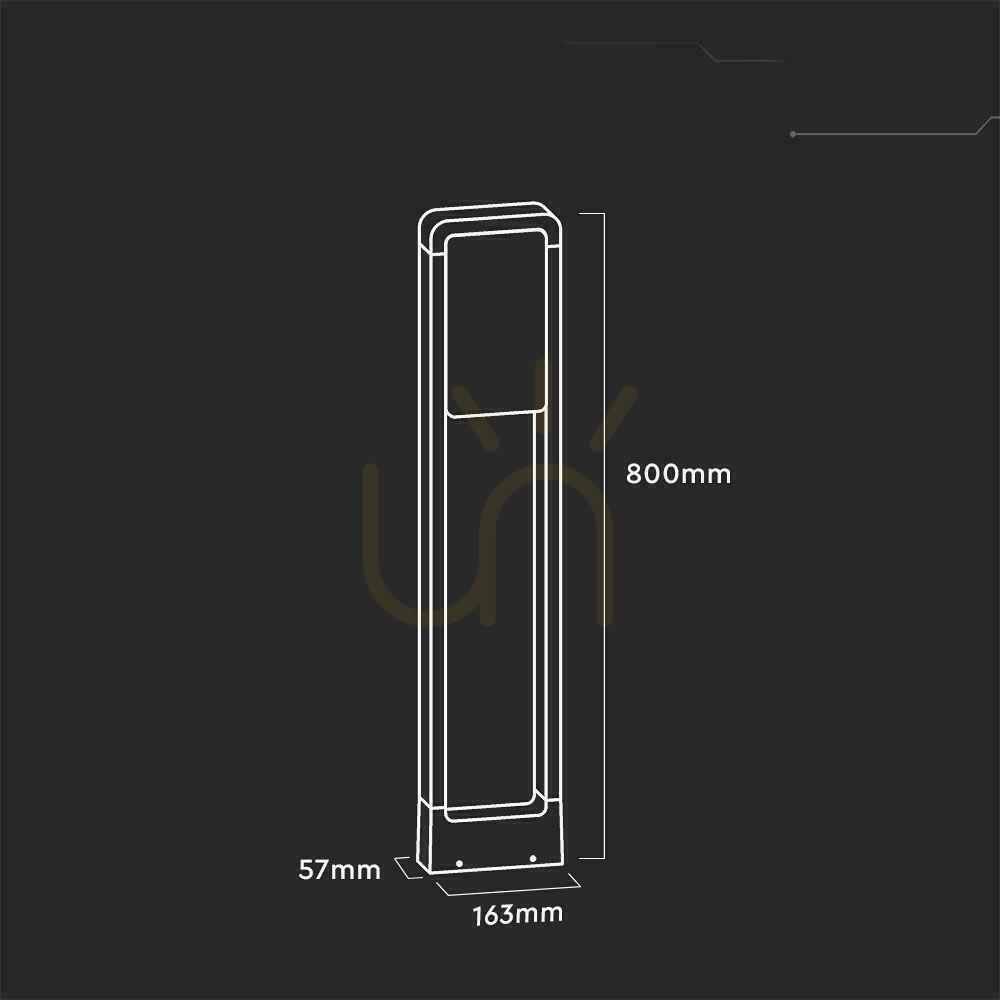 Obejrzyj Słupek Ogrodowy V-TAC 10W LED SAMSUNG CHIP Biały IP65 80cm VT-33 4000K 900lm 3 Lata Gwarancji Słupek Ogrodowy V-TAC 10W LED SAMSUNG CHIP Biały IP65 80cm VT-33 4000K 900lm 3 Lata Gwarancji
