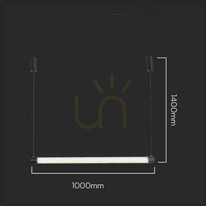 Oprawa Zwieszana V-TAC 10W LED Czarna 100cm VT-7992 3000K 1300lm 1 Oprawa Zwieszana V-TAC 10W LED Czarna 100cm VT-7992 3000K 1300lm small 1