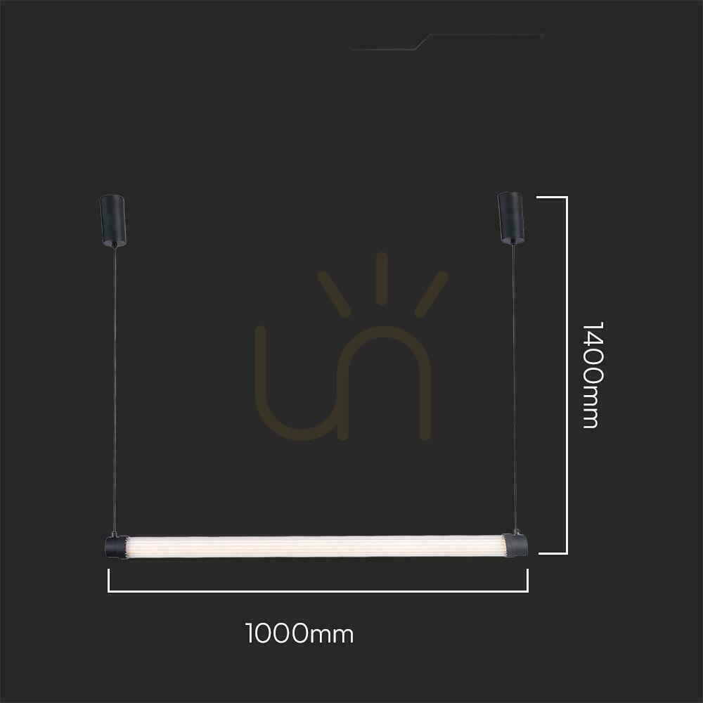 Zobacz Oprawa Zwieszana V-TAC 10W LED Czarna 100cm VT-7992 3000K 1300lm Oprawa Zwieszana V-TAC 10W LED Czarna 100cm VT-7992 3000K 1300lm
