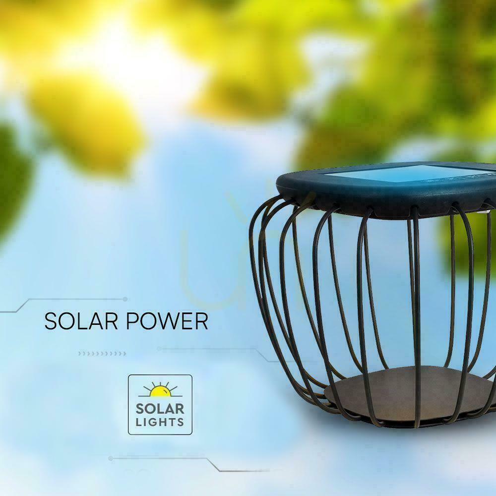 Wyświetl Przenośna Lampa Solarna Druciak V-TAC 1W LED IP44 Zmiana Barwy Czarna 42x30cm VT-7993 3000K-6000K 120lm Przenośna Lampa Solarna Druciak V-TAC 1W LED IP44 Zmiana Barwy Czarna 42x30cm VT-7993 3000K-6000K 120lm