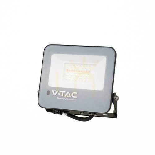 Sprawdź Projektor LED V-TAC 30W Czarny IP65 Pilot VT-44034 RGB+6500K 2310lm