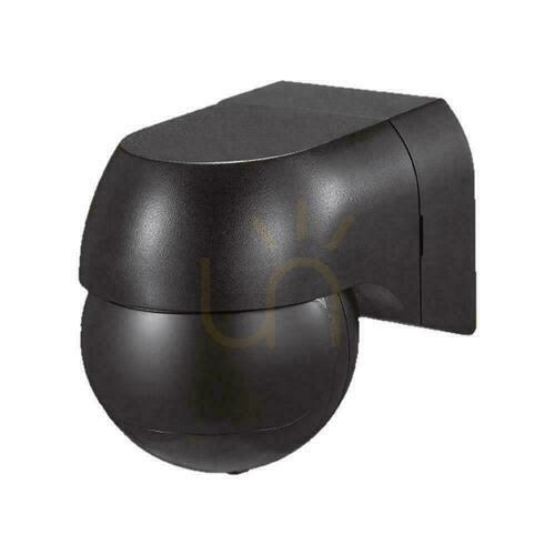 Sprawdź Czujnik Ruchu Ścienny 180st Ruchoma Główka Czarny FULL BLACK V-TAC VT-8028