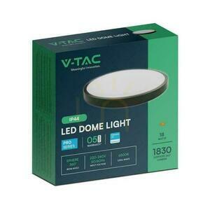 Plafon V-TAC 18W LED SAMSUNG CHIP Okrągły 25cm Natynkowy IP44 Czarny VT-8618B 6500K 1830lm 5 Lat Gwarancji small 2