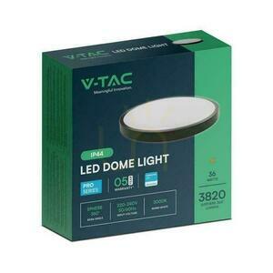Plafon V-TAC 36W LED SAMSUNG CHIP Okrągły 35cm Natynkowy IP44 Czarny VT-8630B 4000K 3820lm 5 Lat Gwarancji small 2