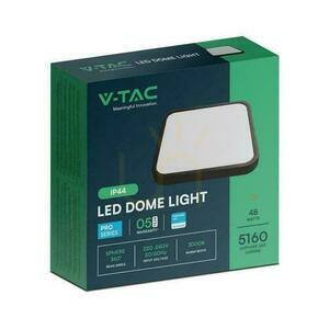 Plafon V-TAC 48W LED SAMSUNG CHIP Kwadrat 42x42cm Natynkowy IP44 Czarny VT-8630B 4000K 5160lm 5 Lat Gwarancji small 2