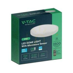 Plafon V-TAC 24W LED SAMSUNG CHIP Okrągły 35cm Natynkowy Pilot Czujnik Ruchu IP44 Biały VT-8624S 4000K 2500lm 5 Lat Gwarancji small 2