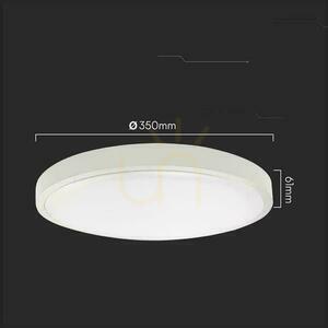 Plafon V-TAC 24W LED SAMSUNG CHIP Okrągły 35cm Natynkowy Pilot Czujnik Ruchu IP44 Biały VT-8624S 4000K 2500lm 5 Lat Gwarancji small 3