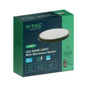 Plafon V-TAC 24W LED SAMSUNG CHIP Okrągły 35cm Natynkowy Pilot Czujnik Ruchu IP44 Czarny VT-8624S 4000K 2500lm 5 Lat Gwarancji small 3